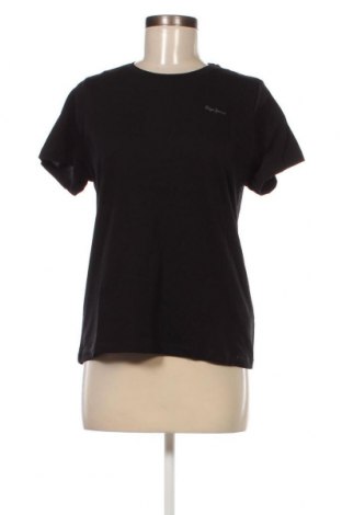 Damen T-Shirt Pepe Jeans, Größe M, Farbe Schwarz, Preis 19,18 €