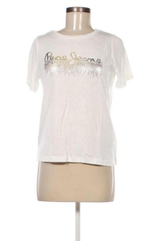 Γυναικείο t-shirt Pepe Jeans, Μέγεθος XS, Χρώμα Λευκό, Τιμή 19,18 €