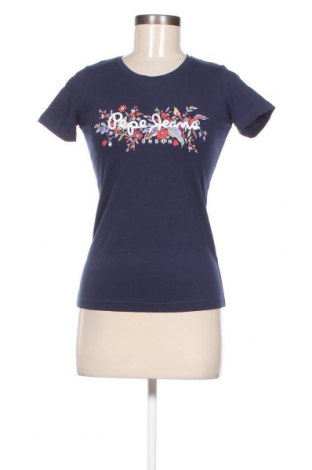 Γυναικείο t-shirt Pepe Jeans, Μέγεθος S, Χρώμα Μπλέ, Τιμή 19,18 €