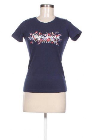 Γυναικείο t-shirt Pepe Jeans, Μέγεθος S, Χρώμα Μπλέ, Τιμή 31,96 €