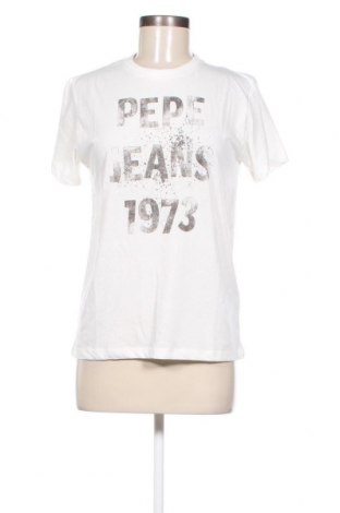 Damen T-Shirt Pepe Jeans, Größe S, Farbe Weiß, Preis € 19,18