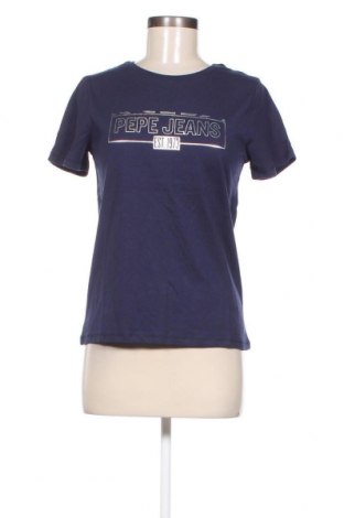 Дамска тениска Pepe Jeans, Размер XS, Цвят Син, Цена 62,00 лв.