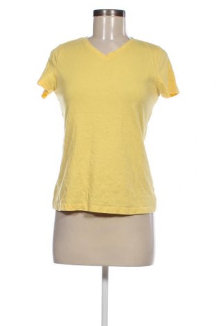 Γυναικείο t-shirt Queentex, Μέγεθος L, Χρώμα Κίτρινο, Τιμή 4,82 €