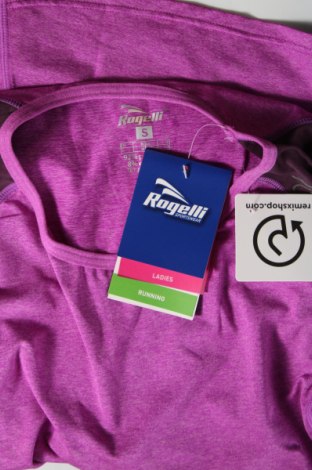 Γυναικείο t-shirt Rogelli, Μέγεθος S, Χρώμα Βιολετί, Τιμή 18,56 €