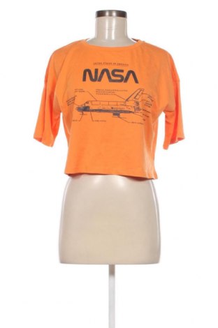 Дамска тениска Sinsay, Размер M, Цвят Оранжев, Цена 12,60 лв.