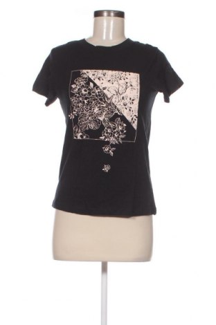 Γυναικείο t-shirt Stradivarius, Μέγεθος S, Χρώμα Μαύρο, Τιμή 10,82 €