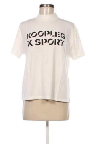 Damski T-shirt The Kooples Sport, Rozmiar S, Kolor Biały, Cena 338,51 zł