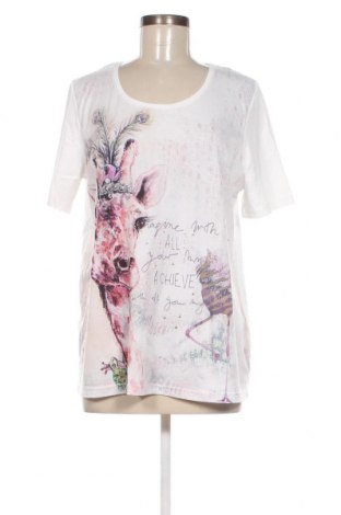Damen T-Shirt Ulla Popken, Größe L, Farbe Weiß, Preis € 4,91