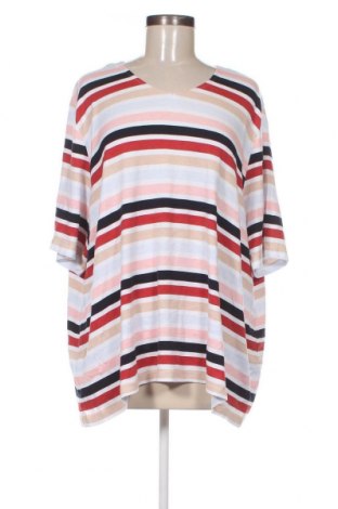 Γυναικείο t-shirt Ulla Popken, Μέγεθος 4XL, Χρώμα Πολύχρωμο, Τιμή 9,90 €