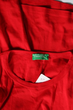 Damen T-Shirt United Colors Of Benetton, Größe XS, Farbe Rot, Preis € 3,93