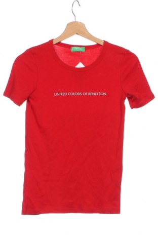 Damen T-Shirt United Colors Of Benetton, Größe XS, Farbe Rot, Preis 4,17 €