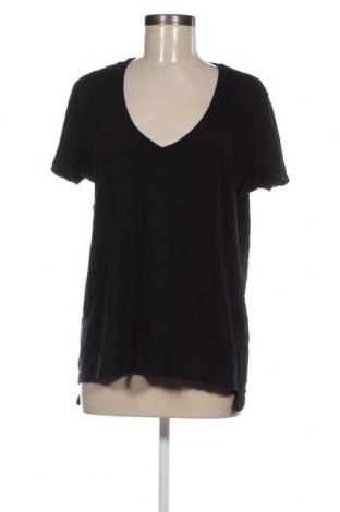 Дамска тениска Zara, Размер XL, Цвят Черен, Цена 6,60 лв.