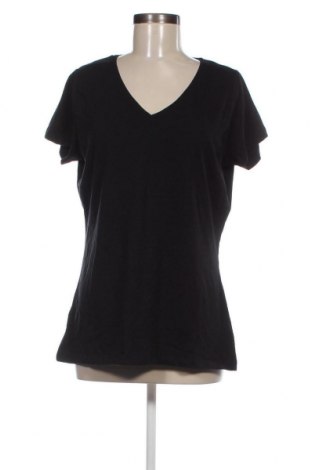 Γυναικείο t-shirt Zeeman, Μέγεθος XL, Χρώμα Μαύρο, Τιμή 4,82 €
