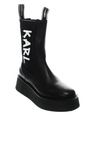 Botine de damă Karl Lagerfeld, Mărime 38, Culoare Negru, Preț 1.697,37 Lei