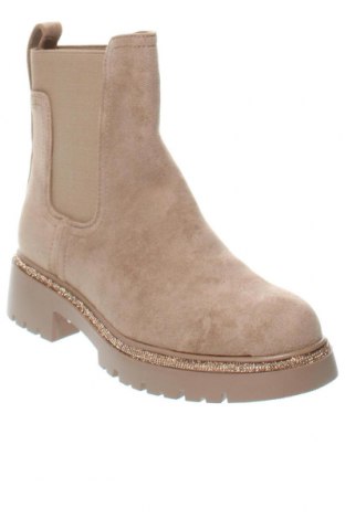 Damen Stiefeletten Naf Naf, Größe 38, Farbe Beige, Preis 18,04 €