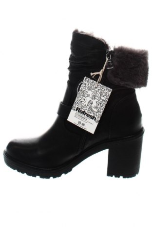 Botine de damă Refresh, Mărime 39, Culoare Negru, Preț 169,70 Lei