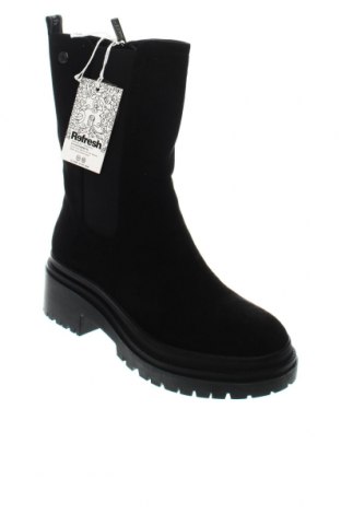 Botine de damă Refresh, Mărime 39, Culoare Negru, Preț 136,78 Lei