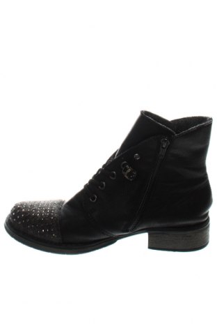 Botine de damă Rieker, Mărime 37, Culoare Negru, Preț 135,69 Lei