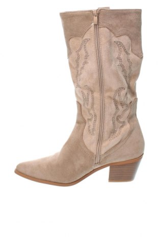 Damenstiefel Ideal Shoes, Größe 40, Farbe Beige, Preis € 16,08