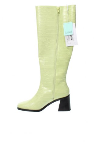 Damenstiefel Monki, Größe 37, Farbe Grün, Preis € 14,33