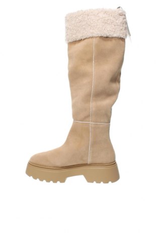 Damenstiefel Zara, Größe 39, Farbe Beige, Preis 49,07 €