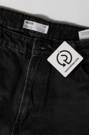 Damskie jeansy Bershka, Rozmiar L, Kolor Szary, Cena 28,76 zł