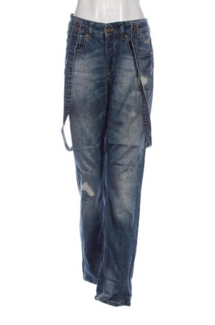 Damskie jeansy Dept Denim Departmet, Rozmiar L, Kolor Niebieski, Cena 43,28 zł