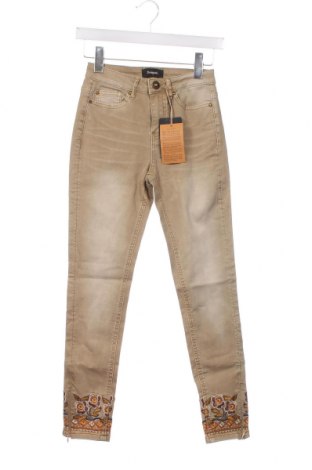 Damen Jeans Desigual, Größe XS, Farbe Beige, Preis 22,17 €