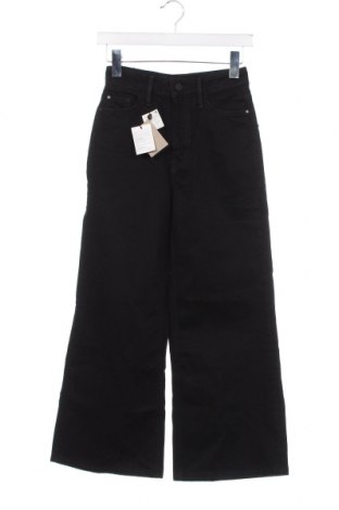 Дамски дънки Massimo Dutti, Размер XS, Цвят Черен, Цена 94,60 лв.