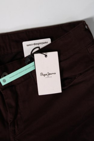 Дамски дънки Pepe Jeans, Размер L, Цвят Кафяв, Цена 56,76 лв.