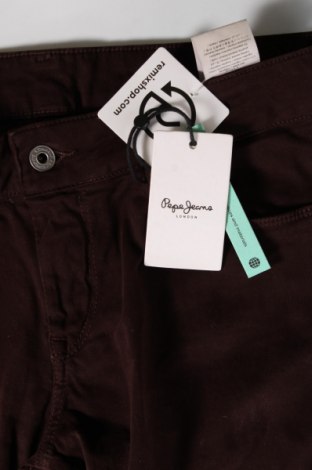 Дамски дънки Pepe Jeans, Размер XL, Цвят Кафяв, Цена 56,76 лв.