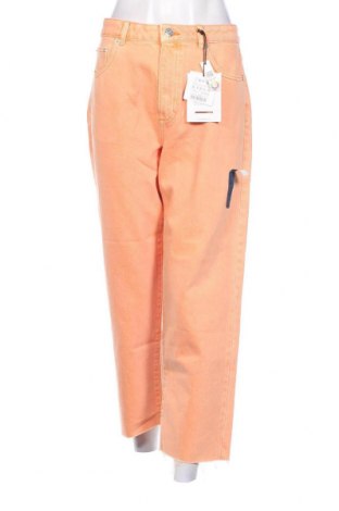Дамски дънки Pull&Bear, Размер M, Цвят Оранжев, Цена 26,22 лв.