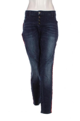 Γυναικείο Τζίν Rainbow, Μέγεθος XL, Χρώμα Μπλέ, Τιμή 7,18 €