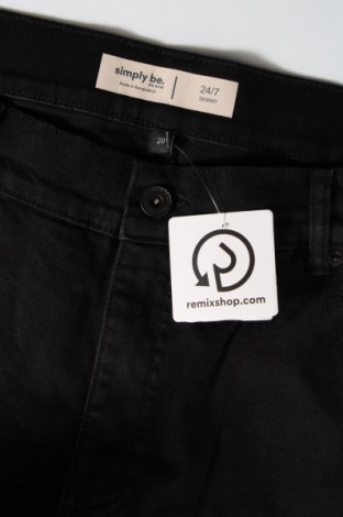 Damen Jeans Simply Be, Größe XXL, Farbe Schwarz, Preis 14,13 €