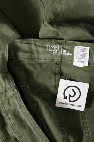 Damen Jeans Time and tru, Größe XXL, Farbe Grün, Preis 14,83 €