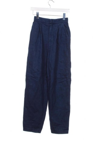 Blugi de femei Zara, Mărime XS, Culoare Albastru, Preț 48,85 Lei
