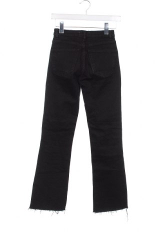 Дамски дънки Zara, Размер XXS, Цвят Черен, Цена 13,50 лв.