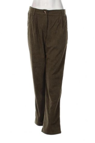 Pantaloni de velvet de femei, Mărime M, Culoare Verde, Preț 74,81 Lei