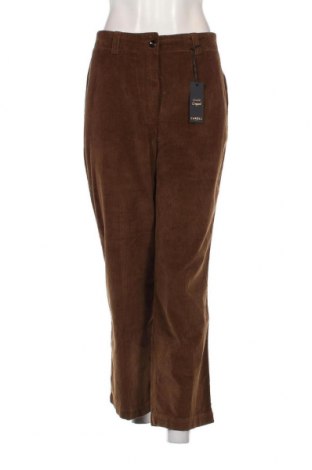 Pantaloni de velvet de femei Caroll, Mărime L, Culoare Maro, Preț 76,97 Lei