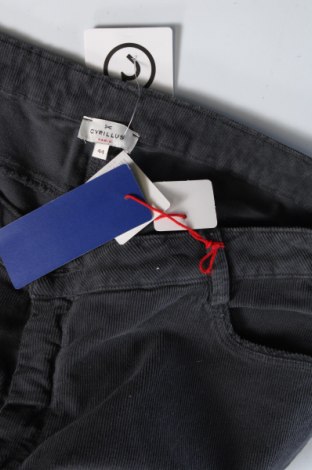 Pantaloni de velvet de femei Cyrillus, Mărime XL, Culoare Gri, Preț 133,42 Lei