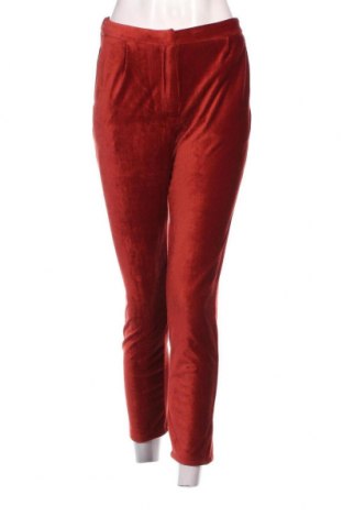Pantaloni de velvet de femei Lefties, Mărime M, Culoare Roșu, Preț 55,99 Lei