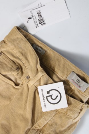 Pantaloni de velvet de femei Ltb, Mărime L, Culoare Bej, Preț 45,89 Lei