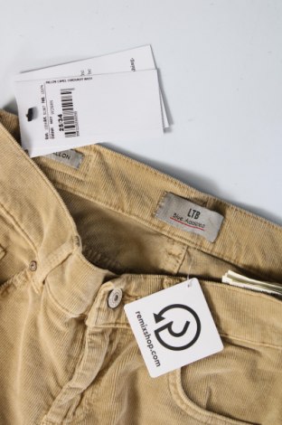 Pantaloni de velvet de femei Ltb, Mărime S, Culoare Bej, Preț 45,89 Lei