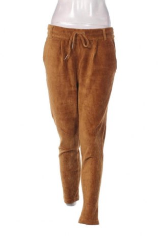 Pantaloni de velvet de femei ONLY, Mărime M, Culoare Maro, Preț 33,51 Lei