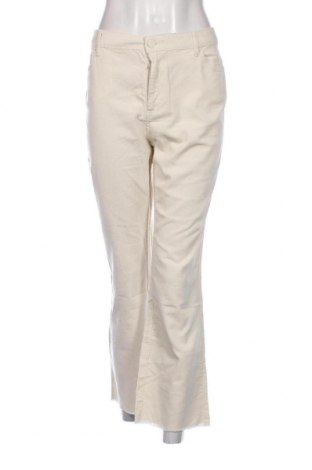 Pantaloni de velvet de femei Oviesse, Mărime M, Culoare Ecru, Preț 37,83 Lei