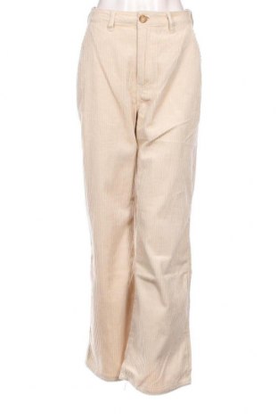 Pantaloni de velvet de femei Pepe Jeans, Mărime S, Culoare Ecru, Preț 256,58 Lei
