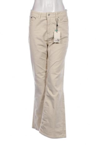 Pantaloni de velvet de femei Pepe Jeans, Mărime L, Culoare Ecru, Preț 97,50 Lei