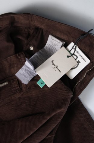 Γυναικείο κοτλέ παντελόνι Pepe Jeans, Μέγεθος XS, Χρώμα Καφέ, Τιμή 16,08 €