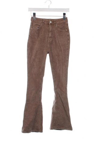 Pantaloni de velvet de femei SHEIN, Mărime XS, Culoare Bej, Preț 31,07 Lei