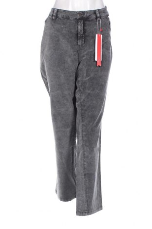 Γυναικείο κοτλέ παντελόνι Sheego, Μέγεθος 3XL, Χρώμα Γκρί, Τιμή 28,76 €